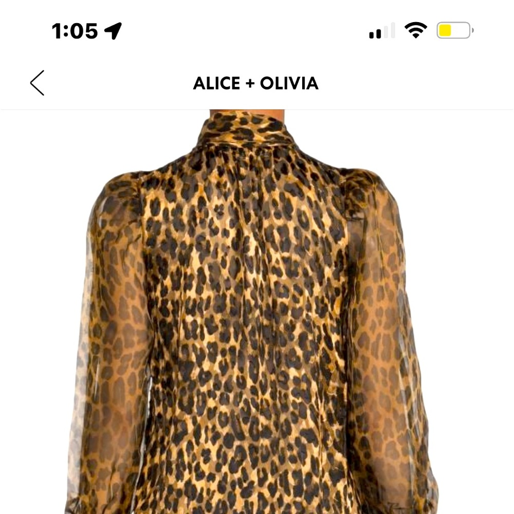 Alice and Olivia Brentley blouse